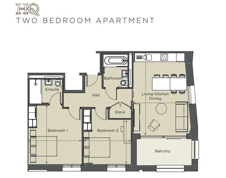 Luxury 2 Bedroom Apartment With Free Parking In The Heart Of York Exterior photo
